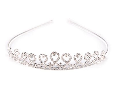 Štrasová čelenka / korunka do vlasů{% if variant.name %} – 2 crystal{% endif %}