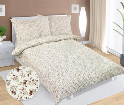 Povlečení flanelové - 140x200, 70x90 cm kvíteček{% if product.brand.name %} – Bellatex{% endif %}