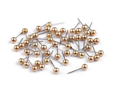 Špendlíky délka 15 mm{% if variant.name %} – 2 zlatá stř.{% endif %}