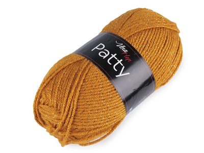 Pletací příze Patty 100 g{% if variant.name %} – 6 (4489) hořčicová{% endif %}