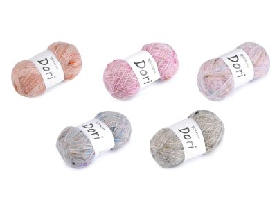 Pletací mohérová příze s nopky Dori 100 g{% if product.brand.name %} – Stoklasa{% endif %}