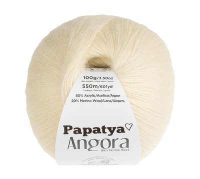 Příze ANGORA MERINO Smetanová 1930 100g / 550 m{% if product.brand.name %} – {% endif %}