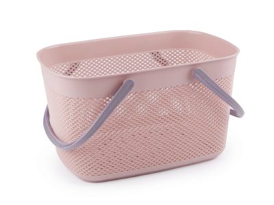 Plastový košík 18,5x28 cm{% if variant.name %} – 12 pudrová{% endif %}
