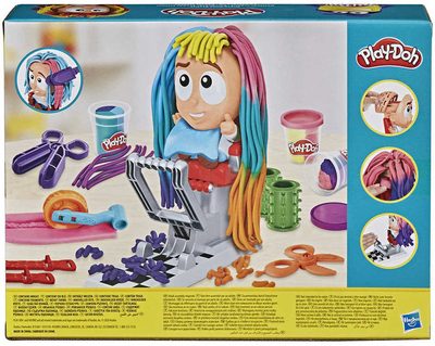 HASBRO PLAY-DOH - Bláznivé Kadeřnictví - Kreativní Set s Modelínou a Nástroji – fotka 3