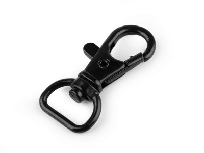 Kovová karabina průvlek 12 mm 2 ks{% if variant.name %} – 6 černý lak{% endif %}