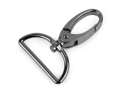 Kovová karabina s obrtlíkem průvlek 32 mm{% if variant.name %} – 2 nikl černý{% endif %}