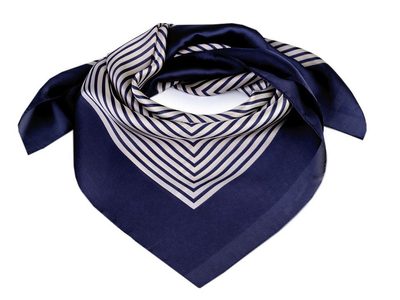Saténový šátek s jemným proužkem 70x70 cm{% if product.brand.name %} – Stoklasa{% endif %}