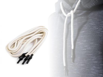 Oděvní šňůra s koncovkami do kapucí, délka 130-140 cm 1 pár{% if product.brand.name %} – Galanterka{% endif %}