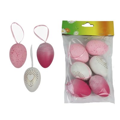 Velikonoční vajíčka, 6 ks X5588 - dia 4 x 6 cm{% if product.brand.name %} – Morex{% endif %}