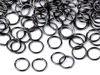 Kroužek spojovací Ø8 mm sáček 10 g{% if variant.name %} – 6 nikl černý{% endif %}