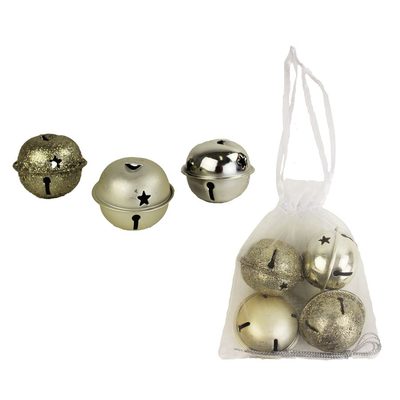 Rolničky kovové, 4ks K1250/ZL - dia 4 x 3,5 cm{% if product.brand.name %} – Morex{% endif %}