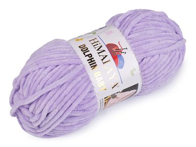 Pletací žinylková příze Dolphin Baby 100 g{% if variant.name %} – 3 (80305) fialová sv.{% endif %}