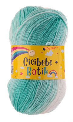Příze Cicibebe Batik 100 g{% if variant.name %} – 550-13 pastelově zelená krémová{% endif %}