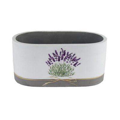 Obal na květiny ovál levandule X5810/1 - 20 × 10,6 × 10,8 cm{% if product.brand.name %} – Morex{% endif %}