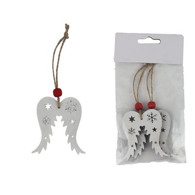 Andělská křídla k zavěšení, 2 ks D5747-01 - 5 x 0,4 x 6 cm{% if product.brand.name %} – Morex{% endif %}