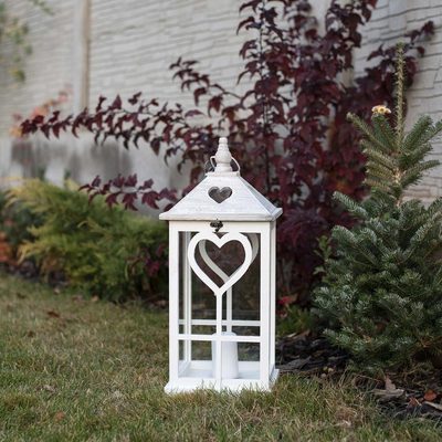 Dřevěná lucerna D3143/ Velká - 57 cm{% if product.brand.name %} – Morex{% endif %}