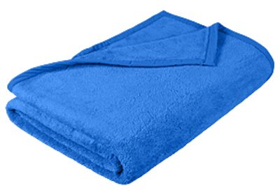 Přikrývka Korall micro Modrá 6014/048 100x150 cm{% if product.brand.name %} – Bellatex{% endif %}