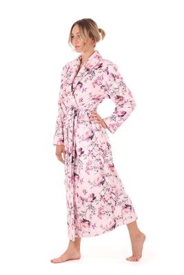Dámský květinový župan TOYA růžová 21 26 0100{% if variant.name %} – XL{% endif %}