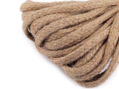 Jutová šňůra splétaná šíře 15 mm METRÁŽ{% if product.brand.name %} – Stoklasa{% endif %}
