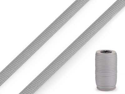 Polyesterová šňůra plochá / dutinka šíře 8 mm návin 50 metrů{% if product.brand.name %} – Galanterka{% endif %}