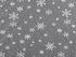 Tyl oděvní / dekorační vánoční vločky METRÁŽ