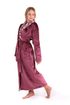Župan s límcem Flora mauve wine 25 56 4853