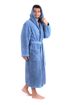 Bavlněný župan Athena s kapucí modrá 31 16 5456
