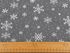 Tyl oděvní / dekorační vánoční vločky METRÁŽ
