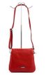 MiaMore Kožená crossbody dámská kabelka se třemi oddíly camel hnědá
