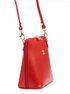 GREGORIO Kožená malá dámská crossbody kabelka tmavě modrá