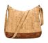 Korková crossbody dámská kabelka střední velikosti MSR14 hnědá