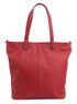 Kožená velká dámská shopper kabelka Juliette červená