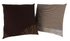 Sada 2 povlaků na polštář hladká bavlna MOCHACCINO hnědé