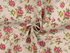 Bavlněná metráž / imitace lnu hrubší, růže METRÁŽ