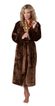 Jungle - Dámský Hnědý Župan s Exotickým Nádechem - Model 25 56 8852