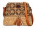 Crossbody dámská kabelka v korkovém designu T8297 typ 9