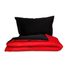 Saténové povlečení LUXURY COLLECTION červené/černé