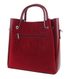 Elegantní dámská kabelka S728 červeno-bordová GROSSO