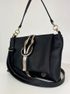 GROSSO Černo-zlatá kabelka přes rameno / crossbody