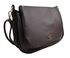 GROSSO Čokoládově hnědá crossbody kabelka