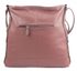 Praktická velká dámská crossbody kabelka 47-MH starorůžová