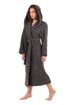 Bavlněný župan s kapucí Athena antracitový 31 16 9551