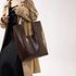 Velká černá shopper dámská kabelka s crossbody uvnitř