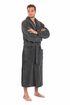 Bavlněný župan s límcem Athena antracitový 21 16 9551