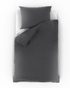 Mušelínové povlečení 140x200, 70x90cm tmavě šedé