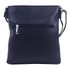 Crossbody dámská kabelka v květovaném designu tmavě modrá 5432-BB
