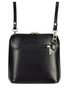 Kožená malá dámská crossbody kabelka tmavá modrá KK-1702
