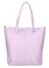 Kožená velká dámská shopper kabelka Juliette fialová