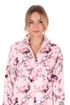 Dámský župan se zipem TOYA růžová 71 26 0010