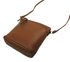 Hnědá dámská crossbody kabelka se zlatými doplňky